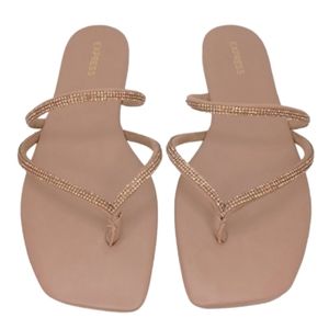Express | Rhinestone Embellished Sandals